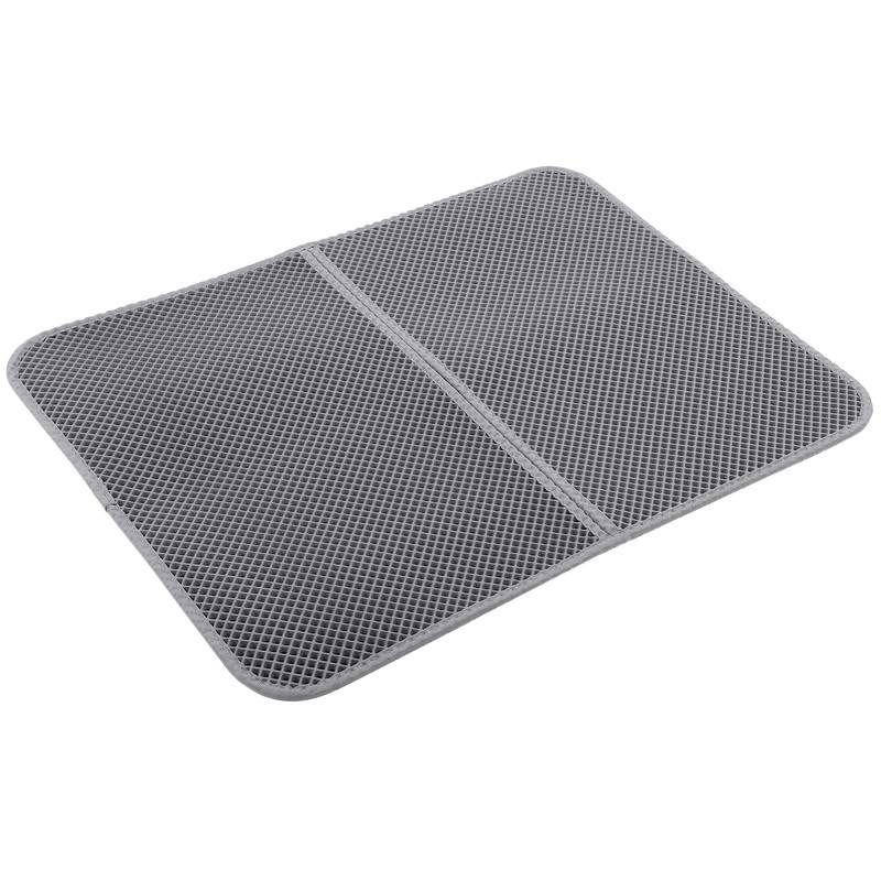 EVA Double Layer Cat Litter Trapping Mat AntiSlip Soft Litter