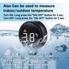 Cold Plunge Thermometer, Multifunction Floating Pool Waterproof Thermometer for Ice