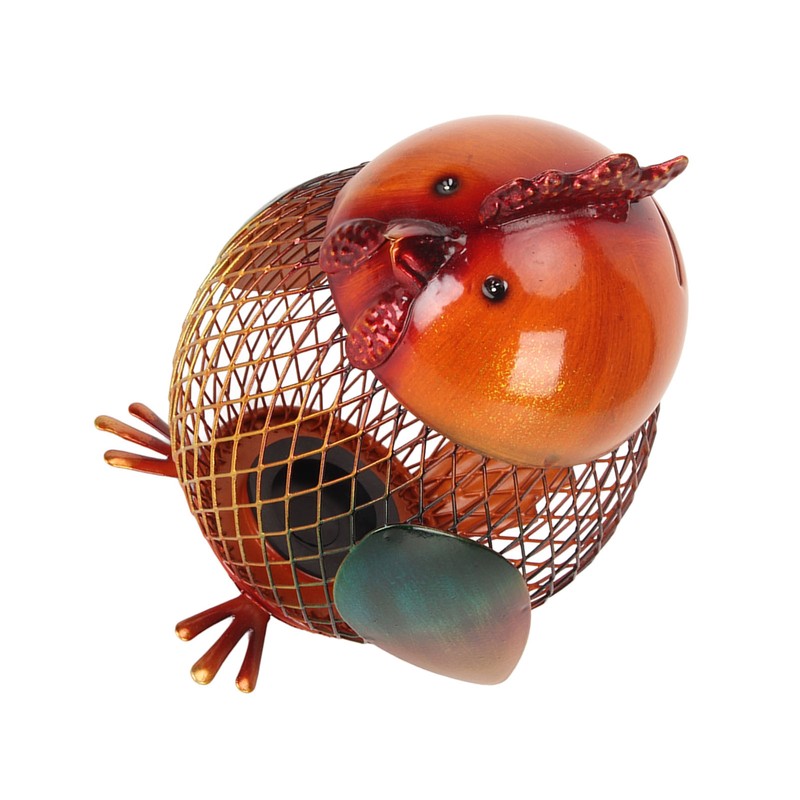 Kids Piggy Bank Cute Chick Style Colorfast Metal Stable Base