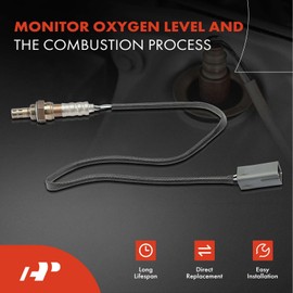 A-Premium - Sensor de oxígeno O2 compatible con Mazda 626 2000-2002, 6 2003-2008, 2.3L 2.5L 3.0L, reemplazo# L334-18-861A