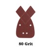 ExcInter 10 PCS 80 Grit 4 Hole Sanding Sheets for