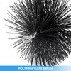 Stanbroil 8 Inch Round Poly Chimney Cleaning Brush with 1/4"