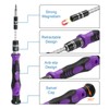 sourcing map 140 in 1 Magnetic Precision Screwdriver Set Electronics
