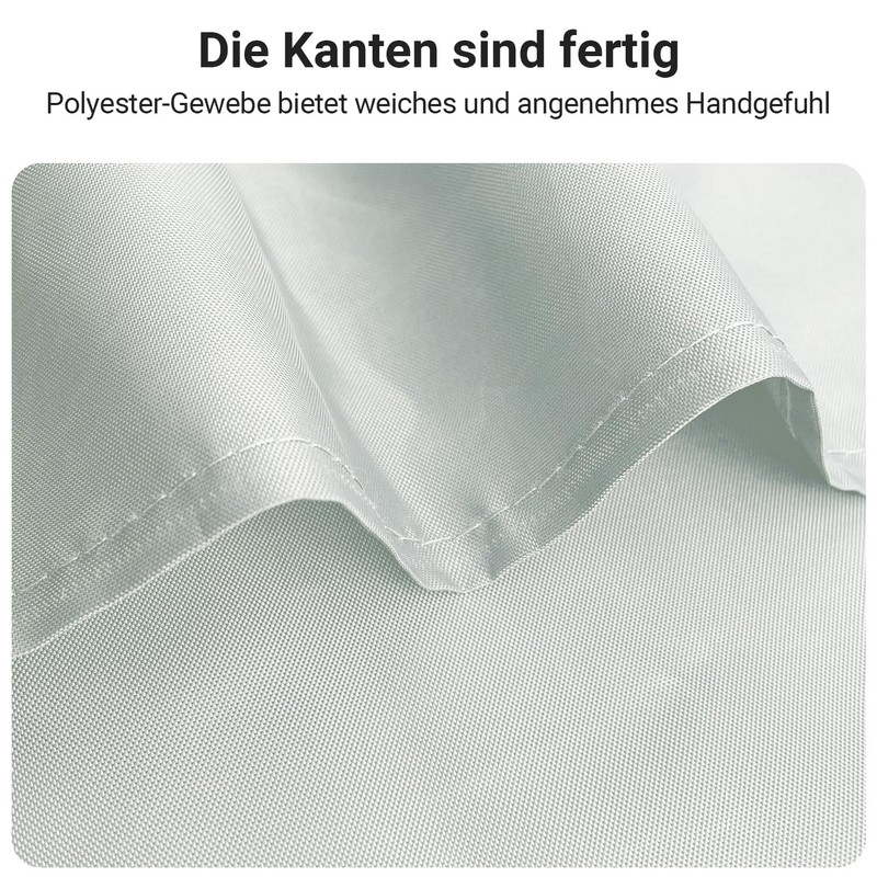 Lerores Duschvorhang 80x200cm Grau, Beschwerter Saum Antischimmel Textil, Wasserabweisend, Waschbar