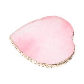 FOMIYES Nail Palette False Stickers Nail Art Tools Clear Nails Kit Nails Tools Gooseneck Heart Shape Ornament Nail Gel Mixer Nail Tools for Nail Art Manicure Color Mixing Board Resin Pink