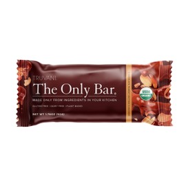 Truvani Plant Based Snack Bars | Chocolate Peanut Butter 1 Pack | 7g Protein | USDA Organic and Vegan | The Only Bar | Dairy, Soy, and Gluten Free | Individually Wrapped