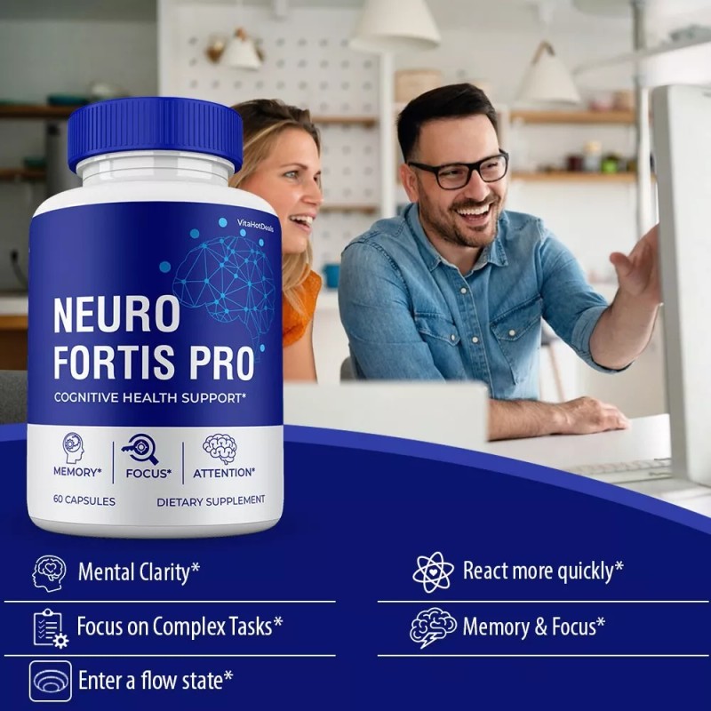 Neuro Fortis Pro Capsules, Supplement for Brain & Cognitive Health