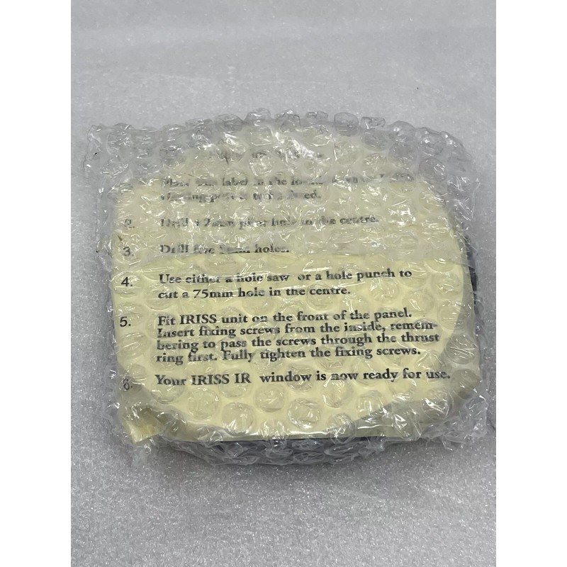 IRISS VPFR-75 Infrared 3” Viewing Window Pane, Round, New, USA