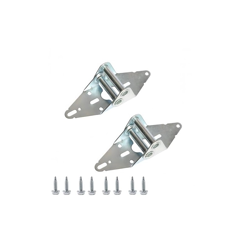 Garage Door Hinges #5, 14 Gauge Steel, Galvanized Finish, 2