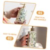 WOONEKY Ceramic Lotion Dispenser with Pump Elegant Refillable Soap Pump