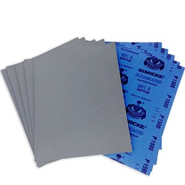 9 X 11 Inch 1500 Grit Premium Waterproof Starcke Matador Sandpaper Sheets, 10 Pack