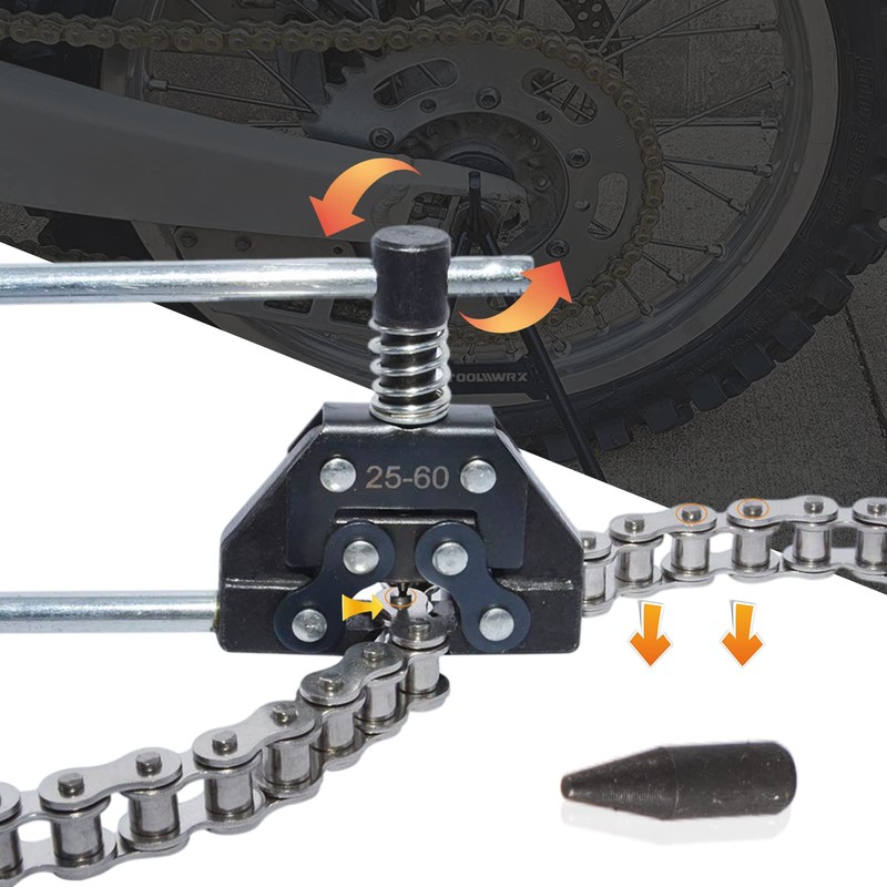 YIUIY Roller Chain Breaker Cutter Tool for Motorcycle Bicycle Go