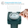GE Outdoor 24-Hour Mechanical Stake Timer Plug-in, Heavy-Duty, 6 Grounded