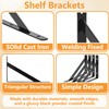 Gabotrie 4 Pack Heavy Duty Shelf Brackets, Metal L Brackets,