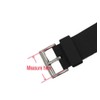 g24 4x Black Rubber Replacement Watch Strap Band Keeper Holder