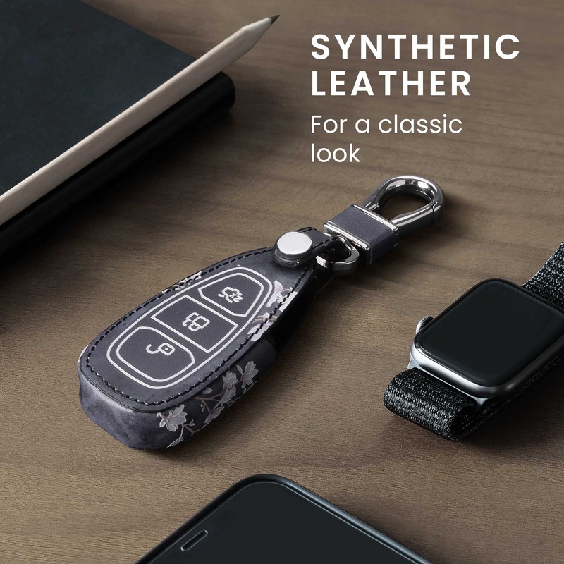 kwmobile Car Key Case Compatible with Ford 3-Button Car Key