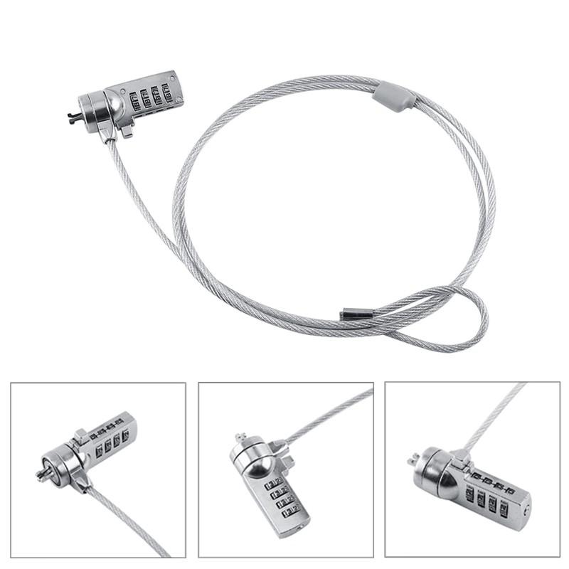 Acogedor Candado de Cable para Computadora Portátil, Candado de Cable
