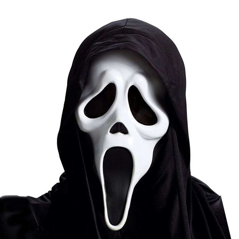Fun World mens Adult Scream Ghost Face Costume, Black, One