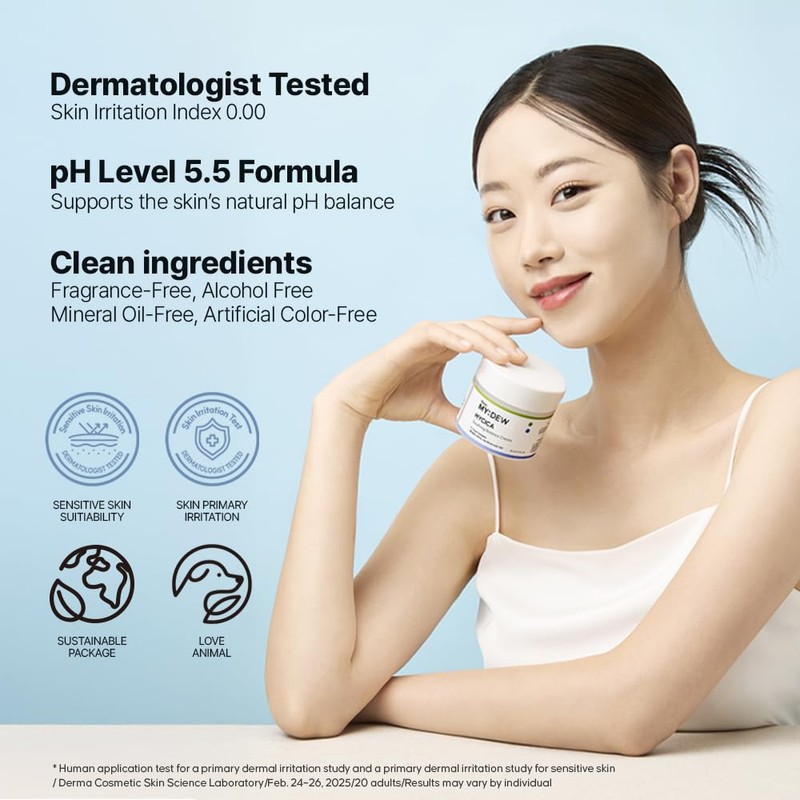 DearMYDEW DearMYDEW HYCICA Soothing Balance Cream Moisturizer | Calming Hydration