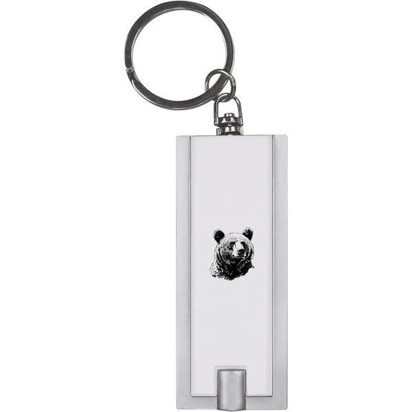 Azeeda 'Bear Portrait ' Keyring LED Torch (KT00042565)