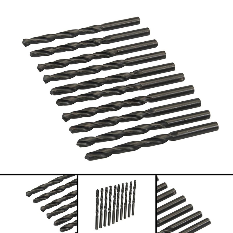 Dapetz ® 10 Pieces of 8mm HSS Twist Drill bit