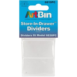 ArtBin 6810PC Divider 10-Pack for ArtBin 6830PC Store In Drawer Cabinet, Organizer Accessory, Pack of 10