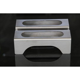 Fire Dogs/Andirons, Ultra Compact Size for stoves and Inserts, Clean and Modern Design"Mini"