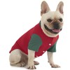 FabriCastle Christmas Dog Sweater, 2-Pack Dog Clothes, Ultra Soft and