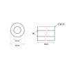 sourcing map Bearing Sleeve 4mm Bore x 8mm OD x
