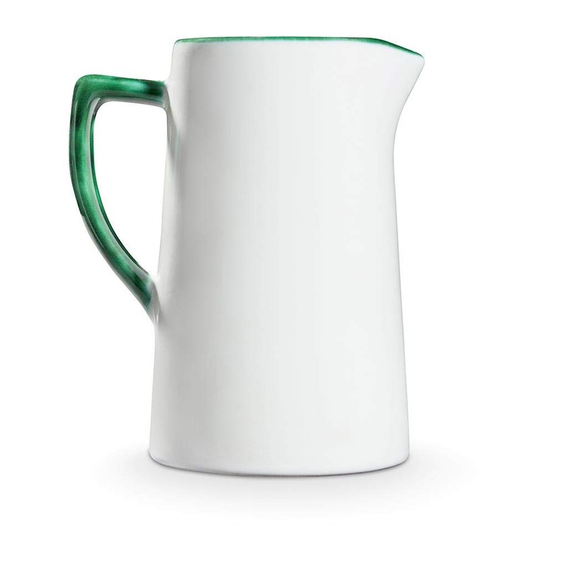 GMUNDNER KERAMIK Water Jug Capacity: 0.7 Litres Green Deer Crockery
