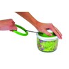 Chef'n Vegetable Chopper VeggiChop in Green/White, Stainless Steel 11.5 x