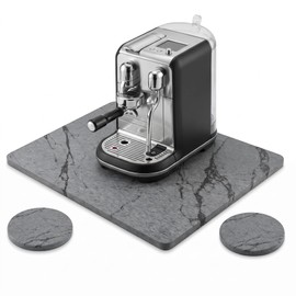 Stone Coffee Bar Mat for Countertop, Diatomaceous Earth
