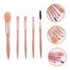 OATIPHO 5pcs Foundation Brush Set Portable Makeup Brushes for Teens