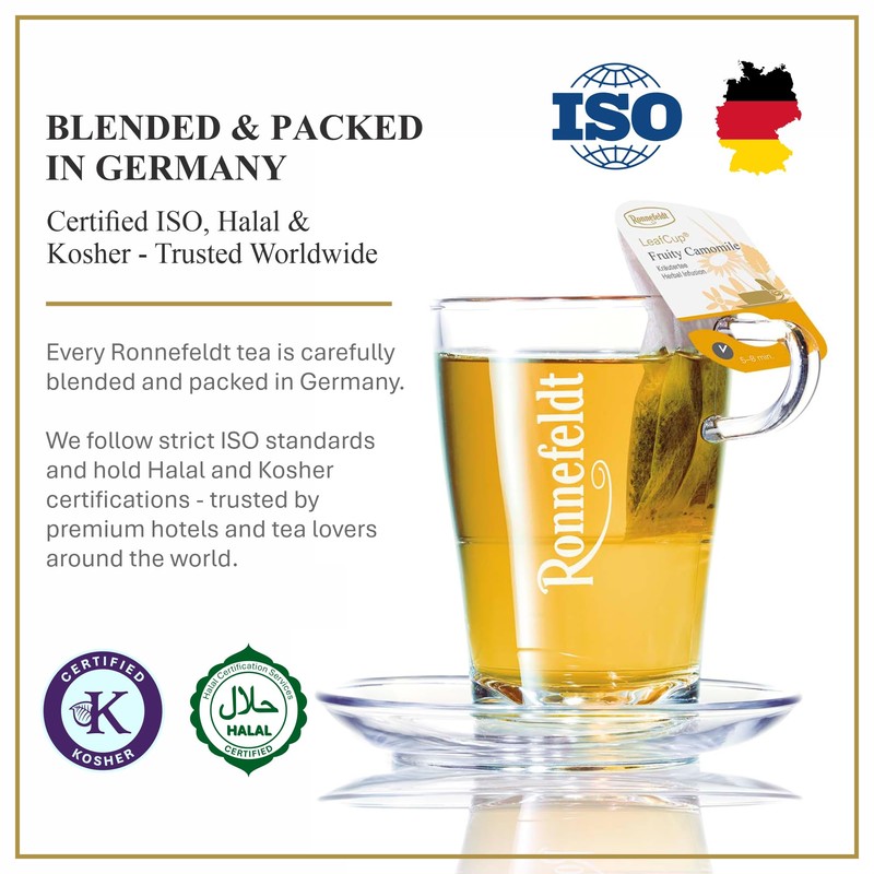 Ronnefeldt LeafCup Fruity Camomile Tea – Loose Leaf Herbal German