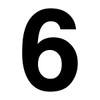Number Sticker Number Letter for Gluing Number 10 cm Number
