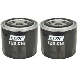 XYZIL 2X Engine Oil Filter E6201-32443 Compatible with Kioti CK2510 CK2610 Ck25 Ck25H CK27 CK30 CK30H CK35 CK35H CK3510 DK35 DK40 DK45 DK4210HSE DK45S DS NX RX Series Gear Case