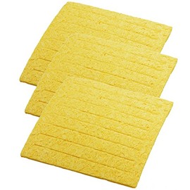 Weller TC205 (Pack of 3) Solder Tip Cleaning Sponge with Slits, 2-5/8" x 2-5/8 x 5/8"