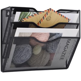 COSYAWN Hanging Wall File Holder Mail Organizer Wall Mount Document Letter Rack