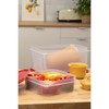 TATAY 1162201 Food Storage Container, Plastic, Cranberry Red, 4.7 L