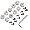 Gasea 10 Sets Replacement Top Mounted Ball Bearings Guide for
