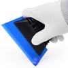 YAZZT Blue Small Squeegee Window Tint Squeegee, Non-Slip Handle Rubber