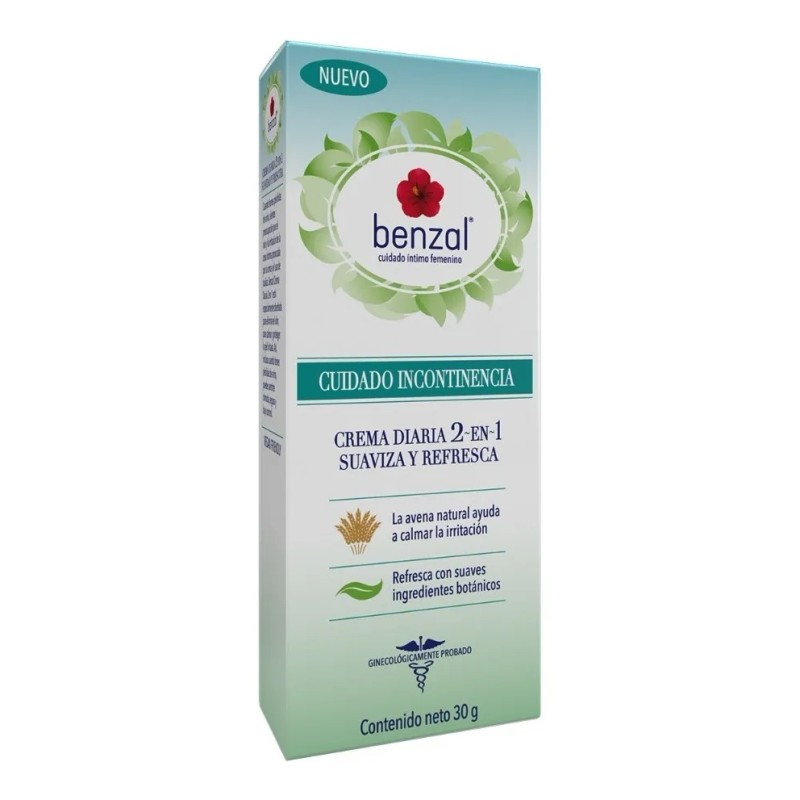 Crema Íntima Benzal Diaria Cuidado Incontinencia 3 Pack