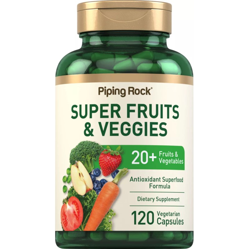Piping Rock Fruits and Veggies Supplement | 120 Capsules |