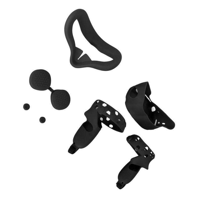 5 in 1 Silicone Cover Set for Quest 2 Includes