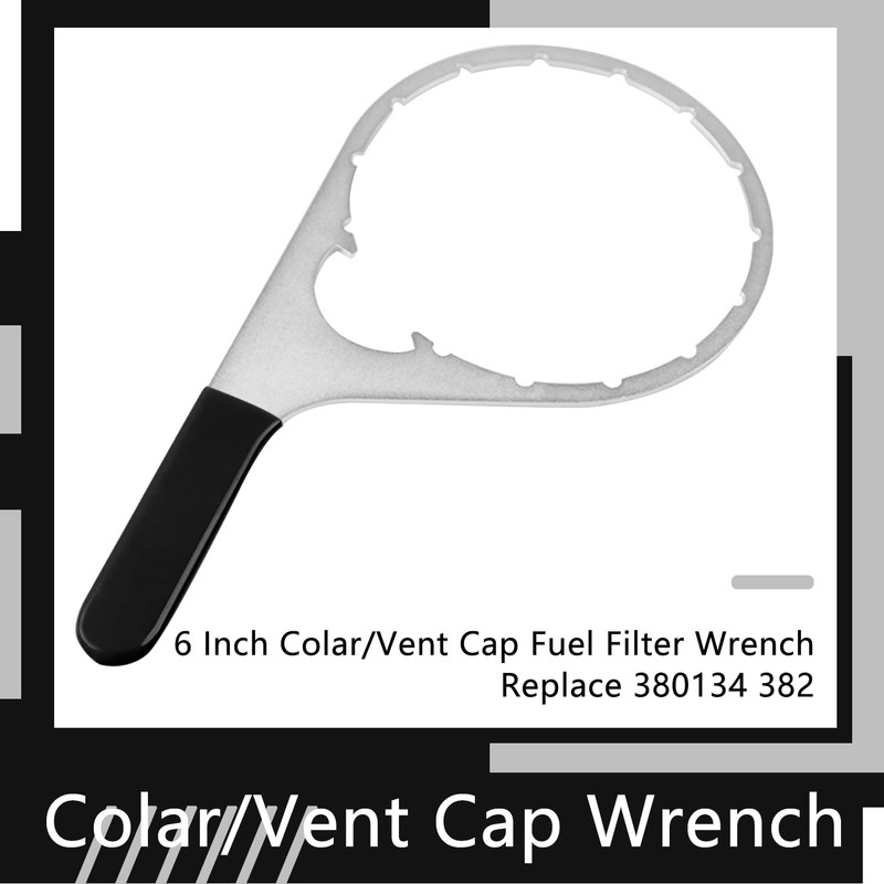 AFEISOL 6 Inch Colar/Vent Cap Fuel Filter Wrench for 380134