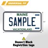 x xotic tech Silicone License Plate Frames, Front Back License