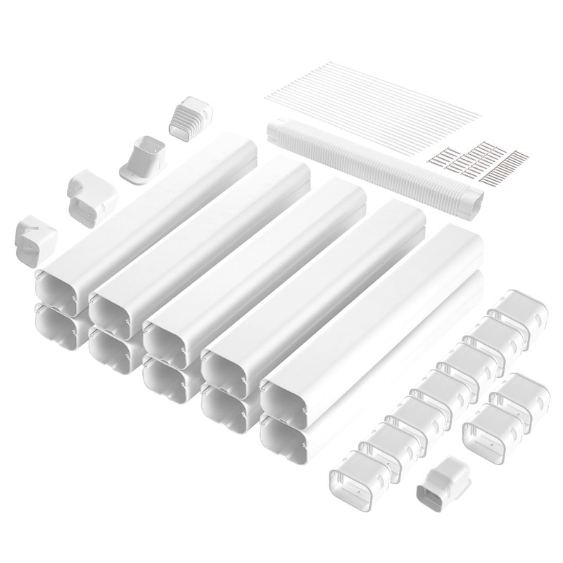 VEVOR Mini Split Line Set Cover 3-inch W 17.7Ft L,
