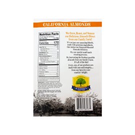 Mesquite Smoked Almonds (16oz) Steam Pasteurized Smoky Savory Roasted Seasoned Nut Snacks from the Sohnrey Family Farm