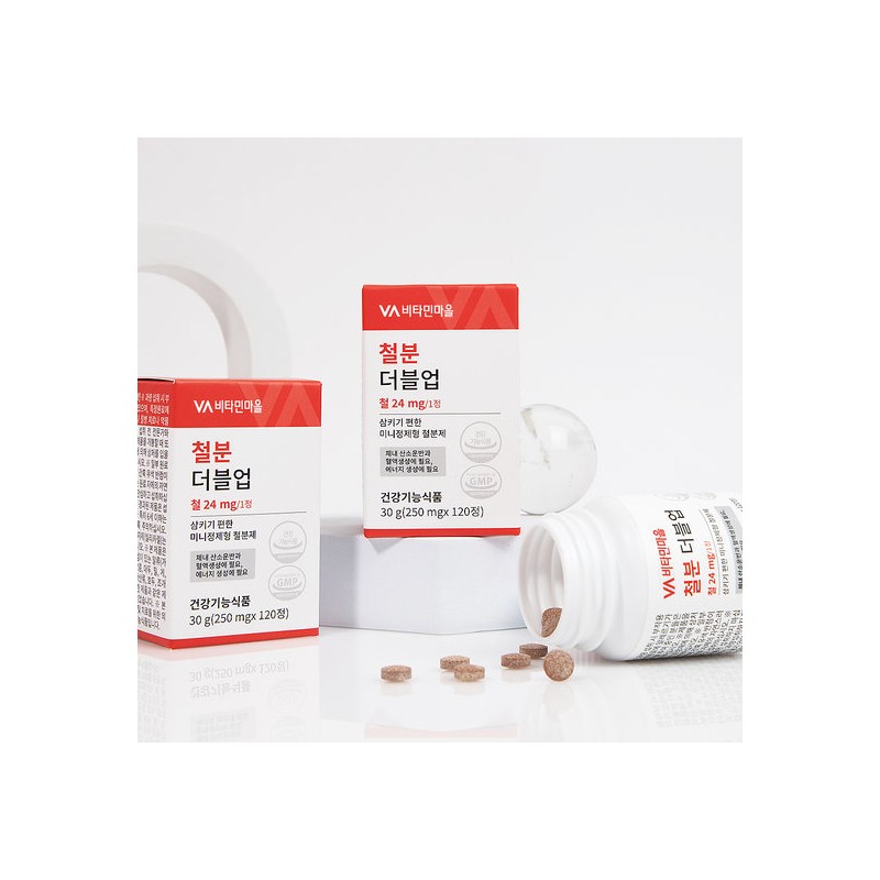 Vitamin Village Iron Double Up Mini Tablet Iron Supplements, 1