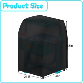 Kids Water Table Cover Compatible with Little Tikes 660429C3,Outdoor Toy Covers for Toddlers Water Table,Waterproof,Dust Proof, Anti-UV Sandbox Table Cover